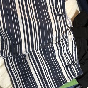 Caslon Blue and White Striped Apparel